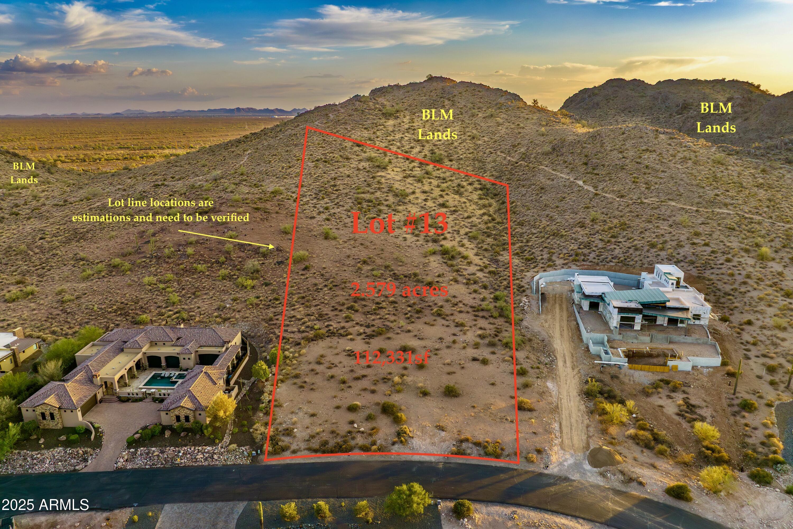 Maybe the finest view lot in Gold Canyon. Fully improved with underground utilities 2.5+ acres on a gentle slope affording the buyer unobstructed panoramic views over Gold Canyon, the entire Superstition Mountain Range from the iconic Flat Iron on the west to the total expanse of the lower Tonto National Forest, the fifth largest in the US. The quiet gated El Mirador community offers a luxury home setting with CCR's and Design Guidelines that are intended to enhance and protect future values. Lot backs up to BLM land on Silly Mountain. Gold Canyon is Arizona's best kept secret. Only 33 freeway miles to Sky Harbor and 20 minutes to Mesa Gateway, an Allegiant Airline hub. Only one traffic light separates residents from the Atlantic and Pacific Oceans.  Where else? Nowhere else but here!