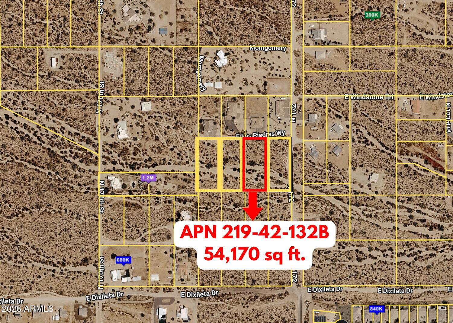 Prime 1.25-acre parcel in the desirable Rio Verde corridor, ideally positioned near Rio Verde Road for convenient access while maintaining the privacy and beauty of Arizona's Sonoran Desert. Located just minutes from Trilogy at Verde Riverand surrounded by custom homes, this property offers tremendous potential for builders, investors, and future homeowners.
This lot is one of four contiguous 1.25-acre parcels currently available. Buy individually or combine with the neighboring lots (APNs 219-42-132A, 219-42-132C, and 219-42-132D) for a larger development opportunity totaling approximately 5 acres.
An excellent opportunity to invest in one of the Valley's expanding luxury and custom home markets.