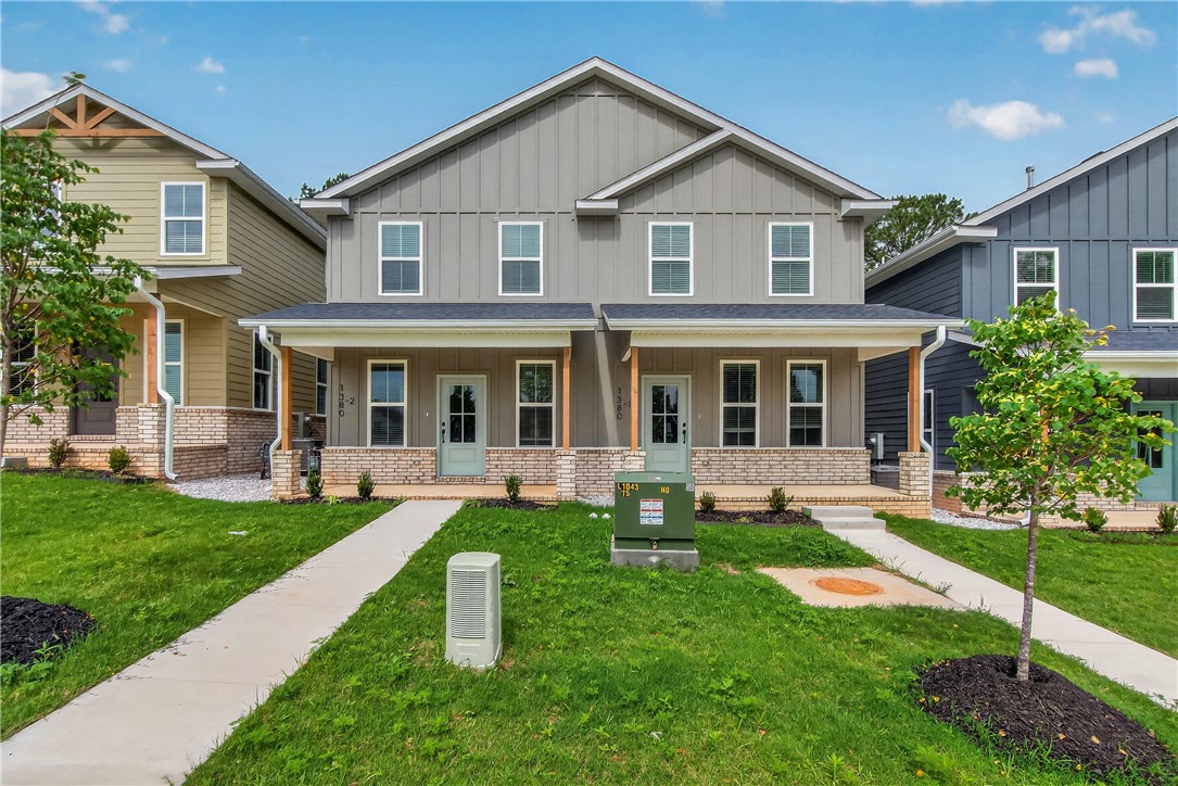 Welcome to Ozark Flyway, where charm meets convenience! Located just minutes from the University of Arkansas, these adorable townhomes offer an ideal opportunity for students, parents, and savvy investors alike. The open-concept kitchen and living area create a bright, functional space perfect for everyday living and entertaining. Upstairs, you’ll find two comfortable bedrooms designed for privacy and easy living. Whether you’re looking for low-maintenance student housing, a smart rental investment, or a place to call home, this property checks all the boxes. Move-in ready just in time for late spring and summer—don’t miss your chance to secure your spot in this highly desirable location!
