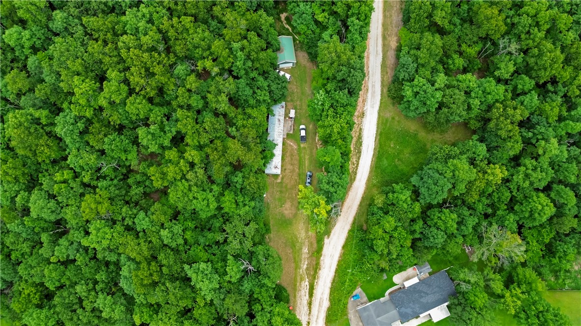 Just minutes from Beaver Lake, discover the privacy and possibilities waiting on 5.05 beautiful wooded acres in Rogers. Gently sloping and surrounded by mature trees, this property offers the perfect setting for those seeking room to spread out and enjoy nature. The 1996 mobile home's interior is in great condition for its age and features a spacious living area, generous kitchen, and large primary bedroom, providing comfortable living today while you plan for tomorrow. Whether you're searching for a full-time residence, weekend getaway, or a place to live while building your dream home, this property offers incredible flexibility. A 20' x 30' shop with electricity, overhead door, and automatic opener provides excellent space for hobbies, storage, or projects. Enjoy the peace and privacy of country living with convenient access to Beaver Lake recreation, boat launches, and all the amenities of Rogers. Opportunities like this don't come along often! Property is in an estate, no property disclosure & sold as is.