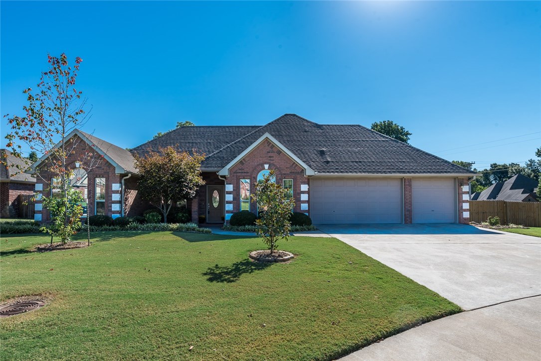 This beautiful home is in a quiet cul-de-sac and has tons of curb appeal. The gorgeous double trey ceilings add class to the living room as well as the crown molding throughout. The kitchen features granite counters and stainless steel appliances and right off of the kitchen is a formal dining area. The spacious wood deck leads out to a HUGE backyard with privacy fencing offers a great setting to entertain guest. Right next to Hunt Elementary and a Greenway trail head! This is the perfect home for you and this deal will not last long!