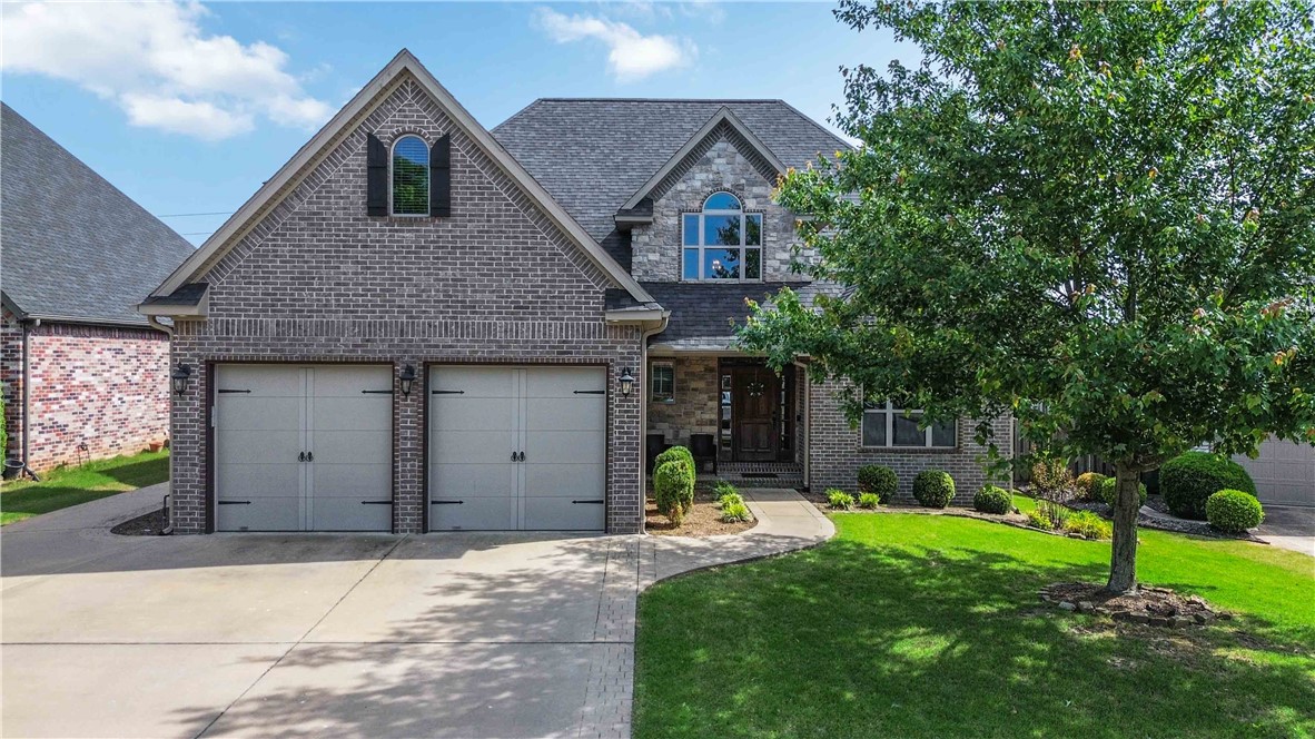 Welcome to refined living in Shadow Valley! This beautifully designed 4-bedroom, 3.5-bath home offers the perfect balance of comfort, functionality, and entertaining space in one of NWA’s most sought-after gated communities. Inside, you’ll find a thoughtfully designed layout featuring a dedicated office, open living areas, and a large entertainment room complete with a wet bar—perfect for hosting game nights, movie marathons, or gatherings with loved ones. The kitchen opens seamlessly to the main living space, creating an ideal flow for everyday living and entertaining alike. Step outside to enjoy the covered patio with a built-in gas grill, offering the perfect setup for outdoor dining, weekend cookouts, and relaxing evenings at home. Located in the desirable Shadow Valley Country Club community, residents enjoy access to the pool,golf, racquet sports, dining, fitness amenities, parks, fishing, and a prime location near shopping, restaurants, and everything Northwest Arkansas has to offer. Golf membership conveys.