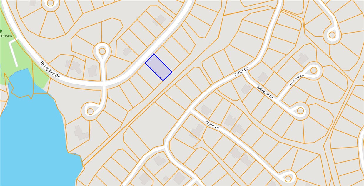 Wooded buildable lot near Lake Lomond.  New builds in the area.