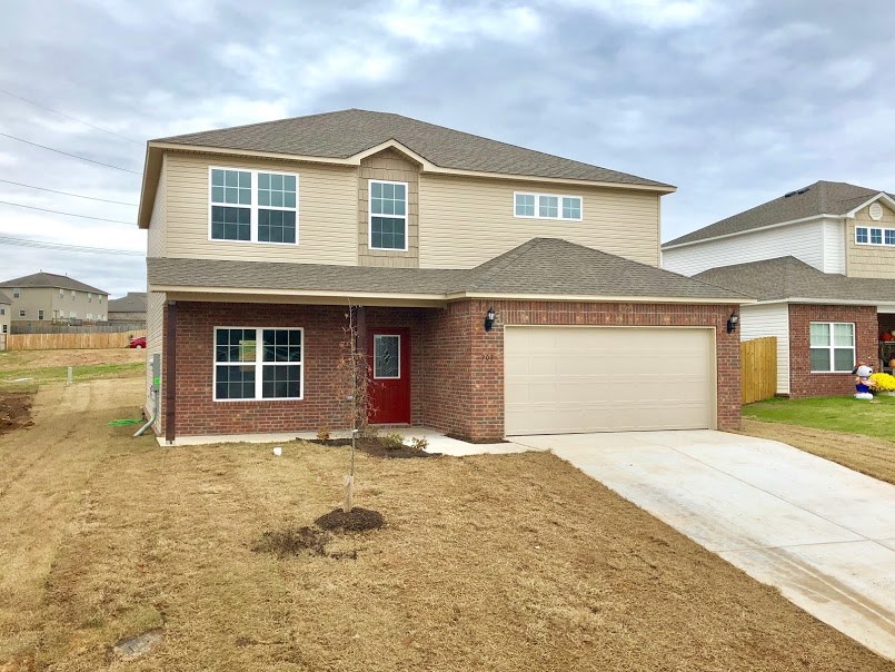 New construction 5 bedroom 3.5 bath home. This home is 4 sided brick with 30 yr architectural shingles for a low maintenance exterior.