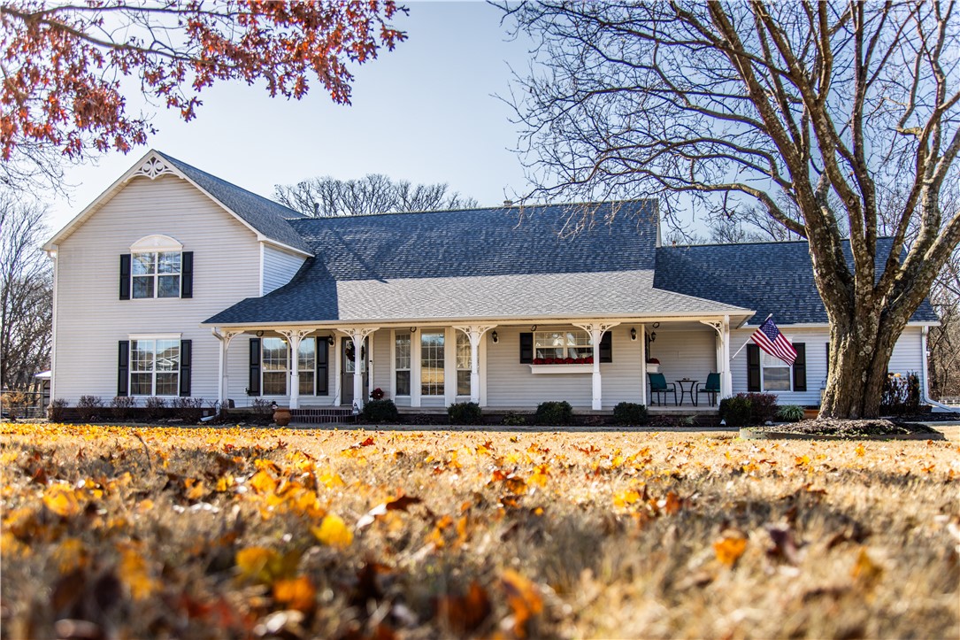 Welcome to this stunning 5-acre hobby farm, offering the perfect blend of private country living and modern convenience. This beautifully renovated 3,120 sq. ft. home features 4 spacious bedrooms, 3 full bathrooms, and a dedicated home office. Recent updates give the home a fresh, clean, and new home feel. Nestled in a peaceful setting with no HOA, this property offers a true country retreat while being just minutes away from all the amenities of town. Enjoy lush landscaping, an irrigation system, garden space, and a greenhouse perfect for cultivating your own oasis.  Enjoy the quiet sitting while drinking coffee off your covered front porch or entertain family and friends on the new incredible back patio. The barn is equipped with horse stalls and ample storage space for all your farm needs.  Property is move in ready; all the work has been done for you.  Not one inch of this home has gone untouched.  
This is country living at its finest!