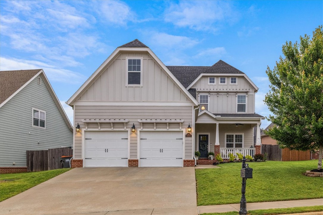 Welcome to your perfect family home in the sought-after Hyde Park neighborhood of Cave Springs! Just a few houses down from the neighborhood pool and park, and directly across from the beautiful green space, this home offers the ideal blend of community, convenience, and comfort.

Inside, you’ll find 4 bedrooms, 2.5 baths, plus a dedicated office/playroom — giving everyone room to spread out and enjoy. Soaring ceilings create a bright, open feel, while the new hardwood flooring adds warmth and style throughout.

Enjoy mornings on the covered front porch and relaxing evenings on the covered back patio. This home truly checks all the boxes for family living and entertaining. Don’t miss your chance to make it yours!