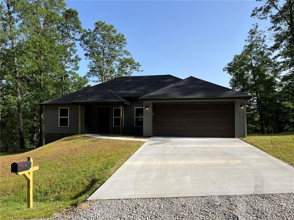Are privacy and tranquilty what you seek? This home is just what you've been looking for! Set at the end of a cul-de-sac, this newer construction has no surrounding neighbors so you can enjoy solitude and commune with the nature that surrounds you! Inside you will find a split bedroom floor plan with plenty of storage space. Open concept living greets you with a lovely pop of color in kitchen! Two different panty closets for ample storage. Spacious laundry room with washer and dryer included. Master bedroom features walk-in closet and en suite bath. Two more guest rooms with guest bath and two more linen closets for added storage. Great deck overlooking a large back yard. This home is truly a rare location that will appeal to so many for the peacefulness it provides. If you like meeting your neighbors, don't worry, there are some just a short walk around the corner! Hurry! This one won't last!