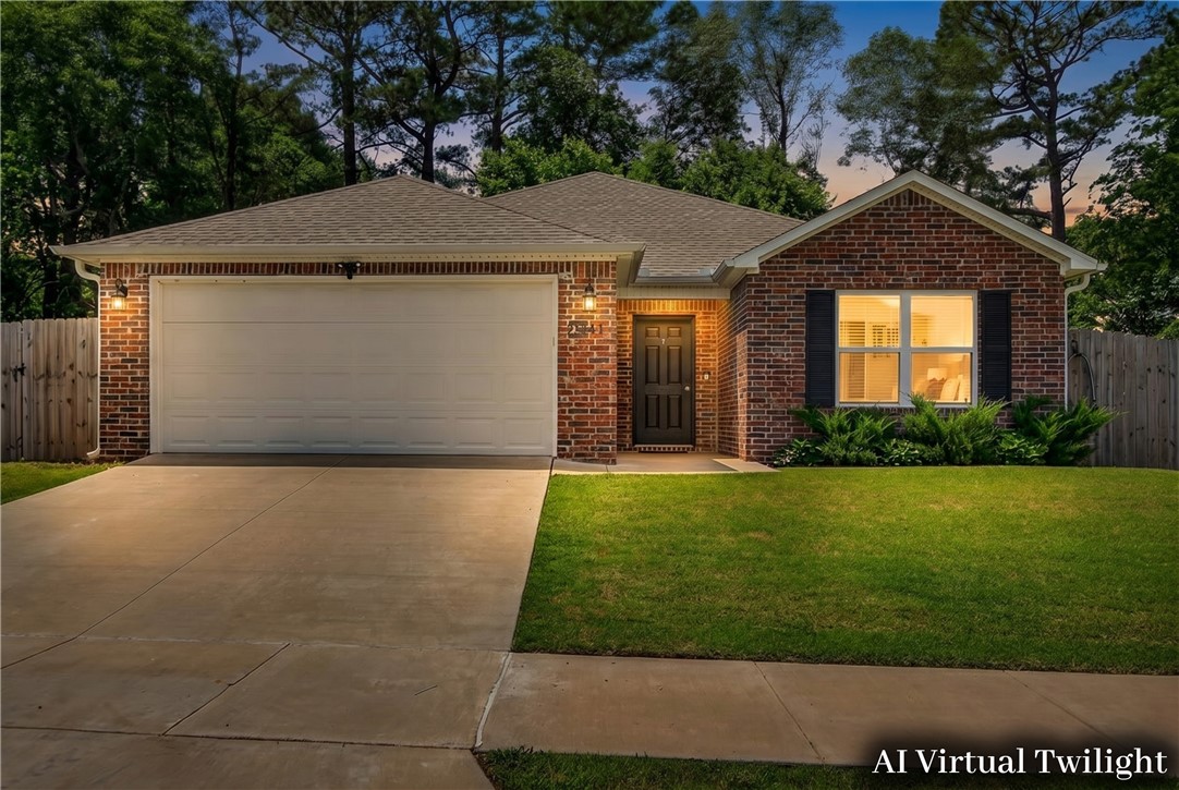 Built in 2022, this beautifully maintained 4 bed, 2 bath home offers modern finishes and a desirable split floor plan designed for both comfort and privacy. The spacious layout includes a two-car garage, fenced in backyard, and convenient keyless entry with a Ring security cameras system already in place. Enjoy added peace and tranquility with a large open acre behind the property, providing extra privacy and a serene backdrop with no immediate rear neighbors. This move-in ready home combines modern living with a quiet setting, making it the perfect place to call home.