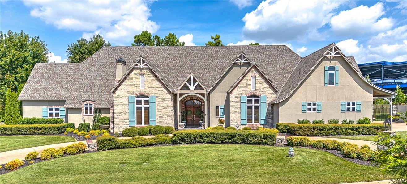 Walkable Location within a gated golf course community, this extraordinary custom-designed home by Harrison French Architecture and masterfully built by Marv Scherz spans two premium lots, offering unmatched craftsmanship and design. The French Country inspired home is highlighted by Colorado-crafted wood rafters, home showcases a chef’s dream kitchen with top-of-the-line appliances, dual islands, double sinks, and custom cabinetry with exquisite wood detail. Built-ins enhance your most cherished items. Home features a Library and home Theater, the primary suite is a retreat with soaring wood beams, a cozy fireplace, and a spa-inspired bath featuring heated floors, a steam shower, and a classic claw-foot tub. Outdoor living is equally impressive with a private backyard oasis, complete with an in-ground pool and hot tub, ideal for entertaining or relaxation. This residence seamlessly blends timeless architecture, modern luxury, and resort-style amenities in one of the area’s most coveted settings.