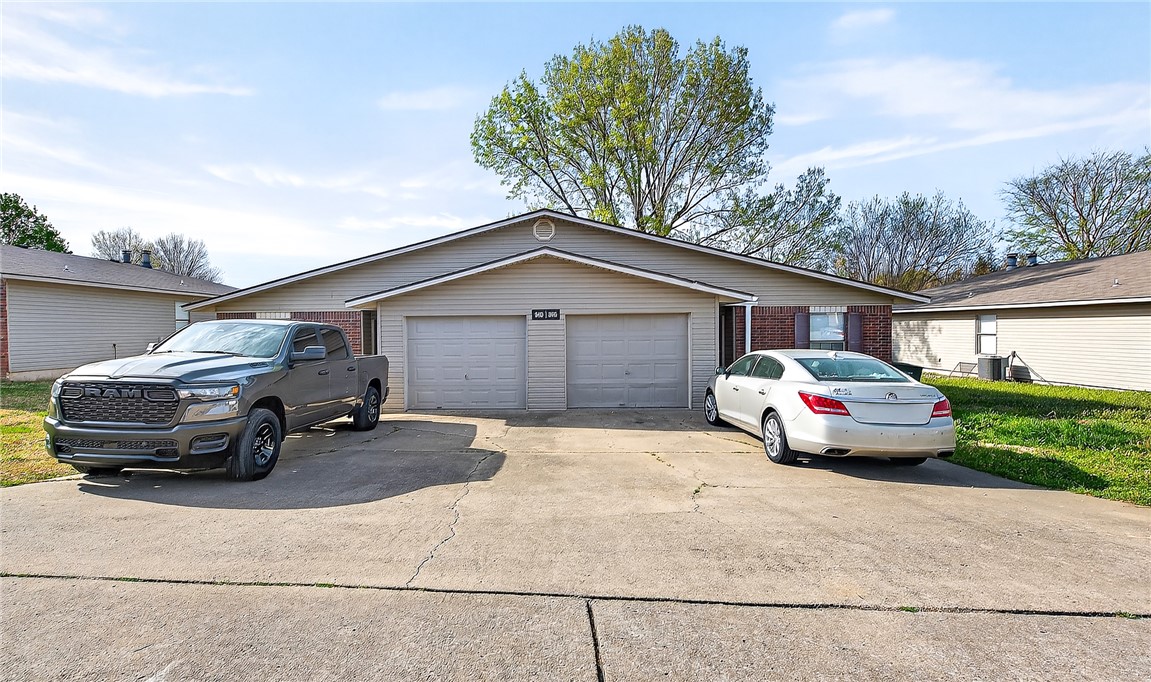 Excellent investment opportunity in West Fayetteville! Freshly remodeled duplex (3 bedrooms, 2 bathrooms, 1 car garage per side) with new flooring, paint, refinished cabinets, new counter tops, and new lighting & plumbing fixtures throughout. Brand new kitchen appliances including Refrigerator! Washer/dryer hookups. Conveniently located just a mile from I-49 and less than 3 miles to the UofA. Close to bus routes, trails, shopping, restaurants, and all amenities Fayetteville. *Please note: No showings until accepted offer.  Fully occupied...Please do not disturb tenants.