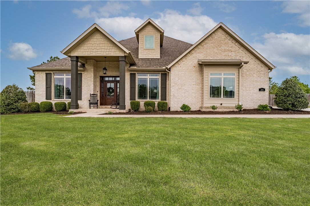 Welcome to your dream home in the highly coveted Otter Creek Subdivision! This exquisite property boasts 4 bedrooms, 4.5 baths, and a sprawling bonus room, offering ample space for luxurious living and entertaining. Step inside to discover 10-foot ceilings that lend an air of grandeur to the already spacious interior. As you make your way through the main level, you'll be greeted by beautiful hardwood floors that exude warmth and elegance throughout. The gourmet kitchen is a chef's delight, featuring top-of-the-line appliances, custom cabinetry, and granite countertops. After a long day, retire to the master suite, complete with a spa-like ensuite bath and walk-in closet.
 Step outside to discover a vast backyard, bordered by a privacy fence, offering the perfect setting for outdoor gatherings and relaxation. And for added peace of mind, a tornado shelter is conveniently located on the property, ensuring your safety during inclement weather.