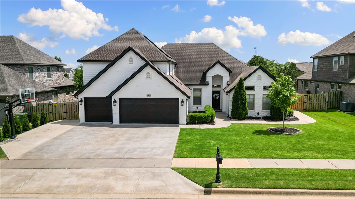 If you are looking for spacious living, room for guests, and a backyard oasis second to none in the heart of Rogers, this is the home for you! Boasting a beautiful inground pool, hot tub and outdoor kitchen, this home is ready for you to entertain guests immediately. Inside, you'll find a stunning living room and kitchen equipped with a commercial size refrigerator and gas cooktop, along with instant hot water for added convenience. With seven generously sized bedrooms-each with walk-in closets- this home offers ample space for everyone. Additional upgrades include solar panels, offering efficiency and long-term savings. The home is ideally located just minutes from top destinations like the Walmart AMP and Pinnacle Hills Promenade, with quick access to shopping, dining and world-class entertainment. Outdoor lovers will also appreciate the home's easy access to the Razorback Greenway, making biking or walking adventures a breeze. This beautiful, one-of-a-kind property won't last long-schedule your showing today!