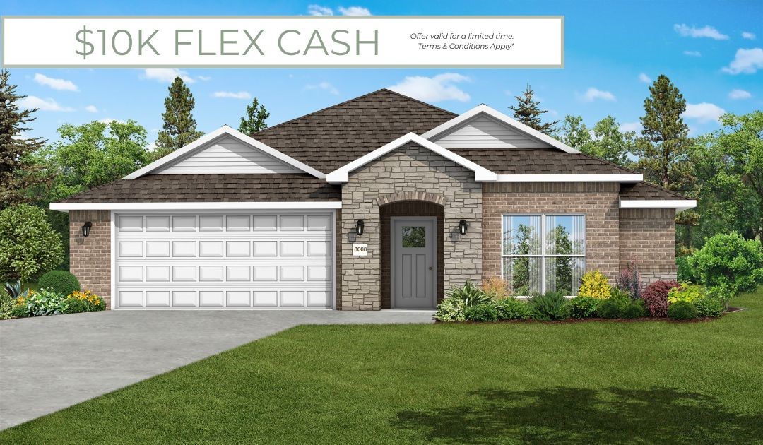 This 3 bed, 2 bath 1714 square foot floor plan has a coffee bar (Provides built-ins for the drop zone area
creates the largest kitchen/living room space, and adds cabinets and countertop for additional storage and entertaining) With an open-concept living space and covered patio, this house is perfect for entertaining. Complete with a large primary suite with dual closets!

*Taxes subject to change based on new construction*