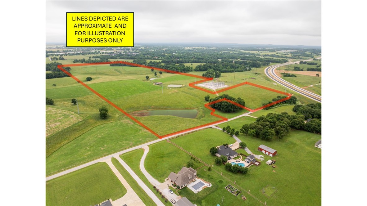 Rare opportunity to own 71.39 acres within the Tontitown city limits with utility access, paved road frontage, and excellent development potential. Property is zoned agriculture with the City of Tontitown Future Land Use Map showing Residential Medium. The Tontitown Utilities Map shows sewer on-site and water at the street. Electric and gas are at the street per the utility companies. The topography features a beautiful mix of level, gently rolling, and sloping terrain with 3 ponds and open landscape ideal for residential development, estate lots, investment opportunities, and more. Located in the Springdale Public Schools district and conveniently situated just 1.5 miles from Hwy 112 and approximately 2 miles from Hwy 412W, providing easy access throughout Northwest Arkansas. Large tracts of land inside city limits with available utilities and this prime location are becoming increasingly rare. Investors and developers- do not miss your chance!