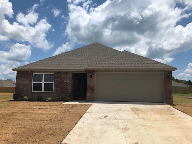 New construction home in Siloam Springs. Brand new subdivision. 3 bedrooms 2 baths, 2 car garages, large family room, great room includes breakfast bar, eat-in kitchen, wood floors, covered back porch with a huge backyard, large master suite and master bath, walk in closets. Experience brand new living. Available now!!