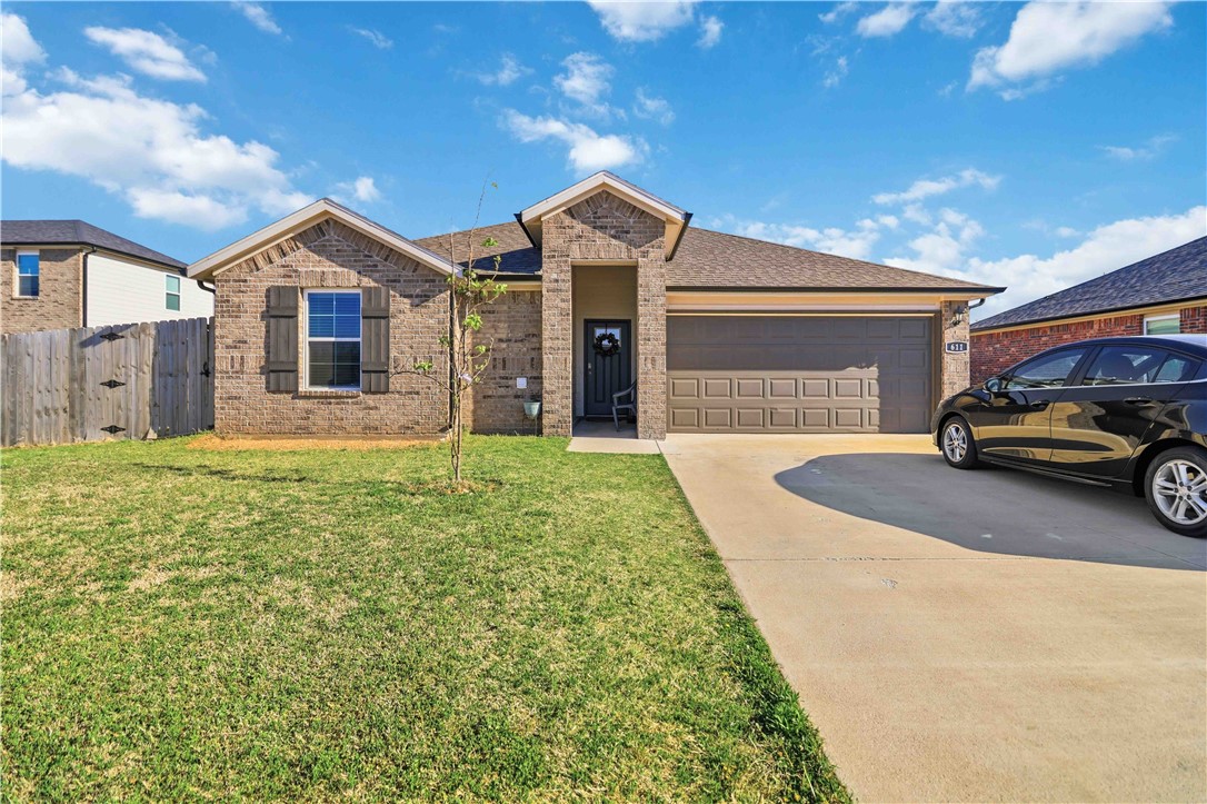 Beatiful, well maintained single-story home featuring an open concept split floor plan. The large bedroom in the suite at the back of the house offers complete privacy, as well as a double vanity sink and spacious walk-in closet! The dining area is located next to the kitchen featuring Whirlpool Stainless Steel appliances, granite kitchen island, and spacious walk-in pantry. Additional features, fruit trees planted and flowering in the front yard and  fully fenced back yard with a spacious covered patio!