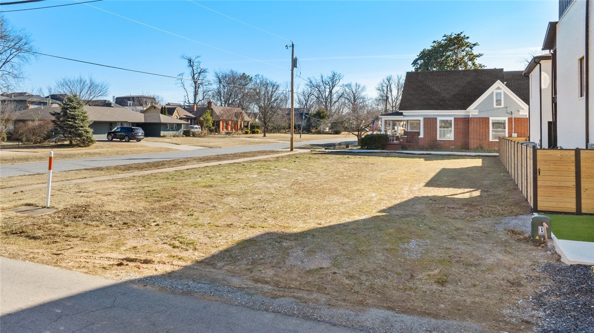 This rare corner lot is located just 4 blocks from the Bentonville Square and 1 block from Central Avenue, offering unbeatable access to downtown attractions. Zoned T4.1, the lot is perfect for a single-family home or small multi-family development. The property is flat, cleared, and ready for construction. This prime location offers the best of downtown living in one of Northwest Arkansas' most desirable destinations for residential home or investment property.