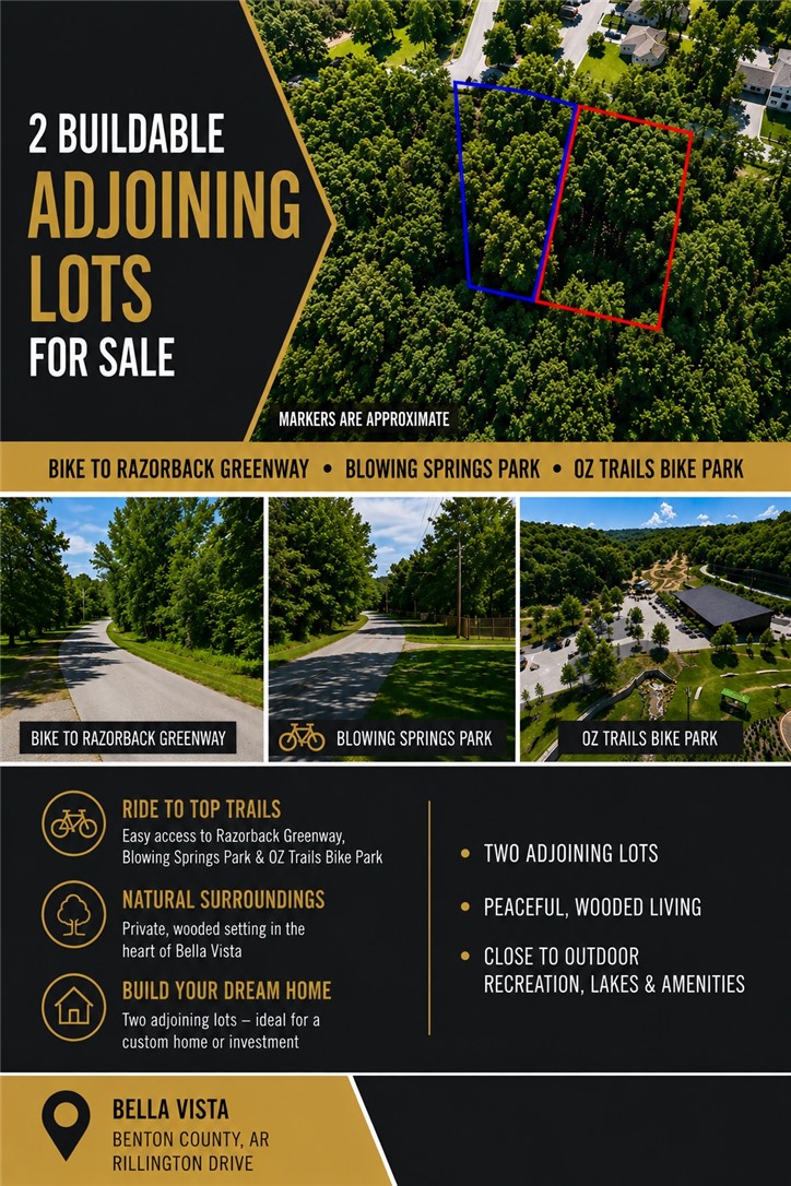 A rare find—two adjoining residential lots in a sought-after location near top-rated schools, scenic hiking and biking trails, a golf course, and popular shopping and dining. Build your dream home with extra space or develop both lots for maximum investment potential. With flexible options and a prime setting, these lots offer outstanding appeal for homeowners, builders, and investors alike.