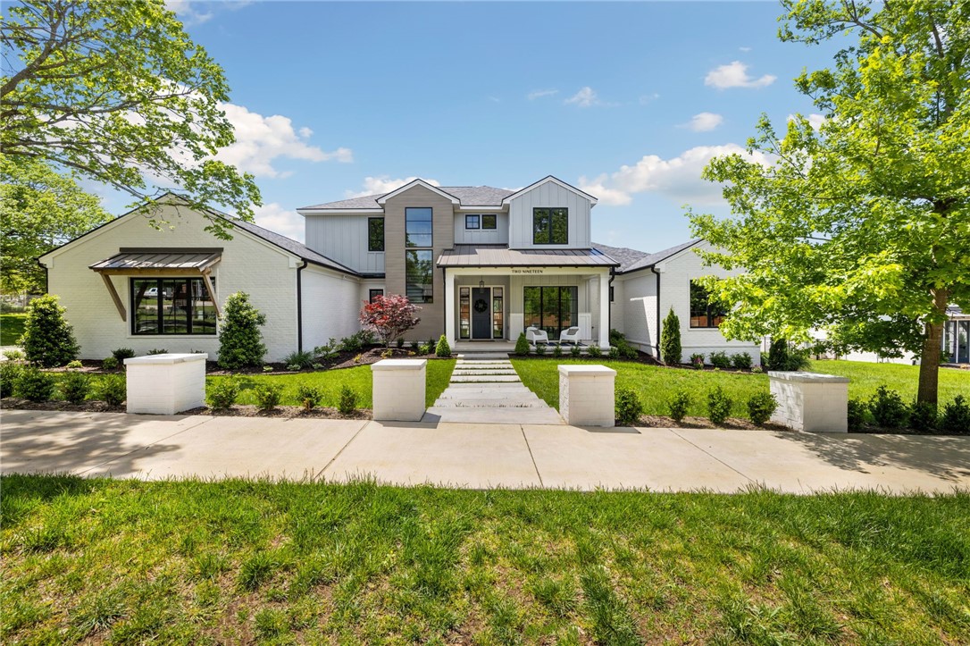 Step into your serene, light-filled retreat featuring 6 bedrooms and 5.5 bathrooms, located on 0.83 acres in the heart of Fayetteville. Designed and built in 2024 by Martin Building Group, the “Iris” house thoughtfully combines the warmth of coastal design with the refined lines of transitional architecture. The open-concept floor plan creates a seamless connection between indoor and outdoor living spaces, making it ideal for both everyday living and entertaining. Featuring its own private entrance and garage, the separate “Casita” offers exceptional flexibility and is well-suited for guests, a mother-in-law suite, or an income-producing rental opportunity.