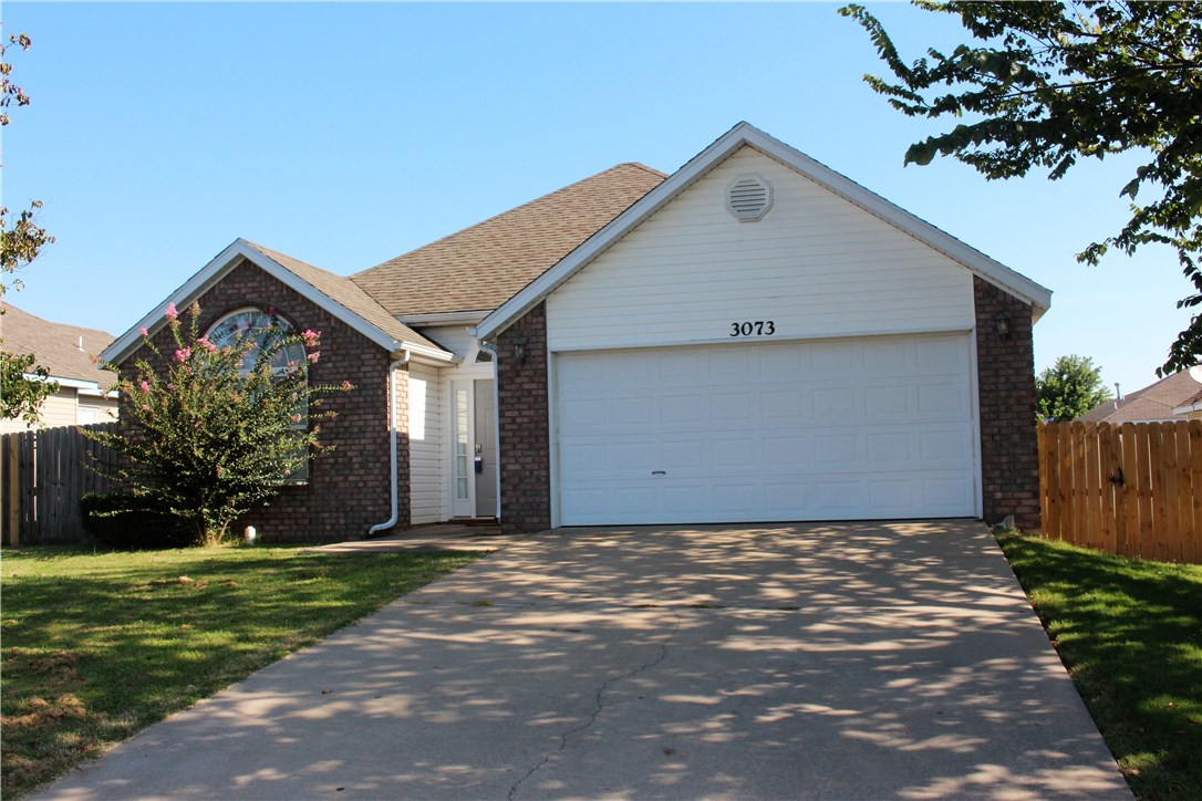 Perfect home for a new family. This 3 bedroom 2 bathroom home comes with everything to move right in. All appliances to convey including washer, dryer and refrigerator (WAO). Features great open floor plan, fenced back yard, big living room with fireplace, great kitchen and laundry room. Location is perfect in East Springdale in the new Knapp Elementary district. Seller will pay $3000.00 in buyers closing costs with approved offer. Call today