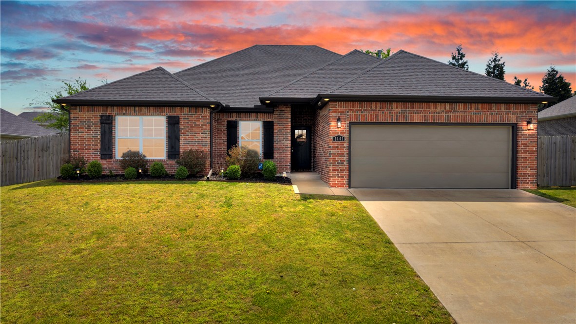 Welcome to this charming home in Sundowner Estates! Thoughtfully designed with a split floor plan and beautiful crown molding, this well-maintained two-owner home offers both comfort and style.

The kitchen features granite countertops, a gas range, a spacious pantry, and a large bar perfect for gatherings. The cozy living room, complete with a gas log fireplace, flows seamlessly into the kitchen, creating an inviting open-concept space.

Relax in the spacious primary suite featuring an oversized closet, double vanities, and a walk-in glass shower. Additional highlights include a finished garage with a sealed floor—adding both durability and functionality—and a built-in security system for added peace of mind.
Seller is offering a $3,000 buyer concession with an acceptable offer.