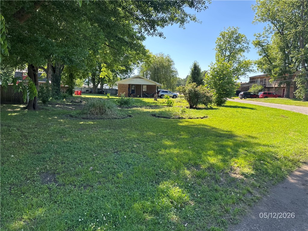 A nice corner lot for sale in Southside Dardanelle.