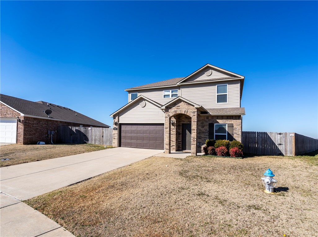 Welcome home to a place where community, comfort, and everyday convenience come together. Tucked away on a quiet cul-de-sac in the highly sought-after Legendary neighborhood, this beautifully maintained 3-bedroom, 2.5-bath home offers the space and flexibility today’s buyers crave. Built in 2018, the thoughtful layout includes a bonus room and a flex space—ideal for a home office, playroom, or workout room. Step outside to a huge, flat, fully fenced backyard that’s perfect for entertaining. Legendary residents enjoy exceptional amenities including two pools, a clubhouse, ball fields, basketball court, and  trails. The location truly shines with a short distance to Shaw Elementary and the expansive 120-acre Shaw Family Park, featuring fishing ponds, miles of trails, splash pad, ninja park, pickleball courts, playgrounds, and dog parks. This is more than a home—it’s a lifestyle. Schedule your showing and see why this one feels just right.