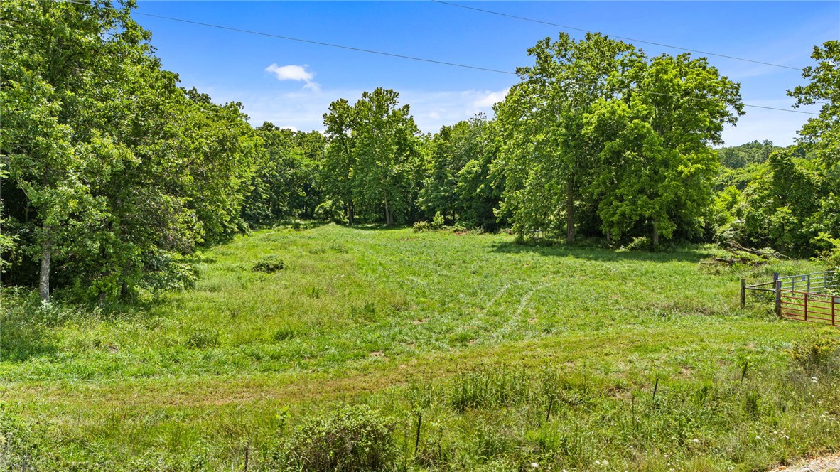 Looking for property close to town, yet rugged w/that country feel in one of the fastest growing areas in Northwest Arkansas? Well, here's 30+/- acres that has it all!!! Wooded areas with oaks, hickory, black walnut, dogwoods, red buds, cedars & more, plus valleys, hills, ravines, meadows, even a spring fed pond. Live water, spring fed creek that stays wet year-round runs along one whole side. Wildlife galore including deer, foxes, bobcats, quail, even the occasional wild turkey or beaver. Property is fenced, gated with a cattle guard, and posted for no trespassing. Some red rock hauled in for access roads. Water & Electric at Peterson Rd & County Road frontage. Several potential homesites. Enjoy privacy & country life or as investment opportunity without being far from conveniences of town. Located Only 11 Miles from XNA Airport & Siloam Springs. Build a dream home, divide and develop for luxury estates, have a hobby farm or a family compound... endless possibilities.