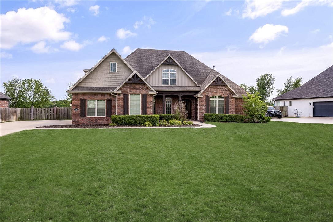 **BACK ON THE MARKET DUE TO NO FAULT OF THE SELLER.** Your summer oasis awaits! Welcome home to this two-story stunner with coffered ceilings, exposed brick, vaulted ceilings, and multiple living areas. Set on a private .72-acre lot, enjoy a sparkling inground pool, raised garden beds, fenced yard, and a screened-in porch perfect for any weather. Inside, sprawling rooms are filled with natural light. The oversized primary suite includes a flex space ideal for an office, nursery, or reading nook. The kitchen offers abundant cabinetry and prep space, while the formal dining room can flex to suit your needs. Fresh paint, new carpet and brand new roof make this home move-in ready. Located near schools, a community center, and with easy access to multiple destinations—this one has it all!