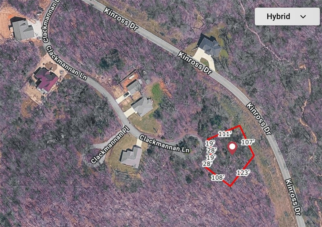Large lot located at the back of the cul-de-sac. Your future dream home should have open valley view. This .42 of an acre lot is surveyed and perc'd for a 3BR/1200 gallon septic tank. In an area of nice homes this is a great lot to build on. Located near Tiree Park and Boat Launch on Lake Loch Lomond. Enjoy the good life in Bella Vista and all the amenities it has to over like 9 golf courses, multiple club houses, pools, great finishing and boating lakes, miles of mtn bike trails and so more.