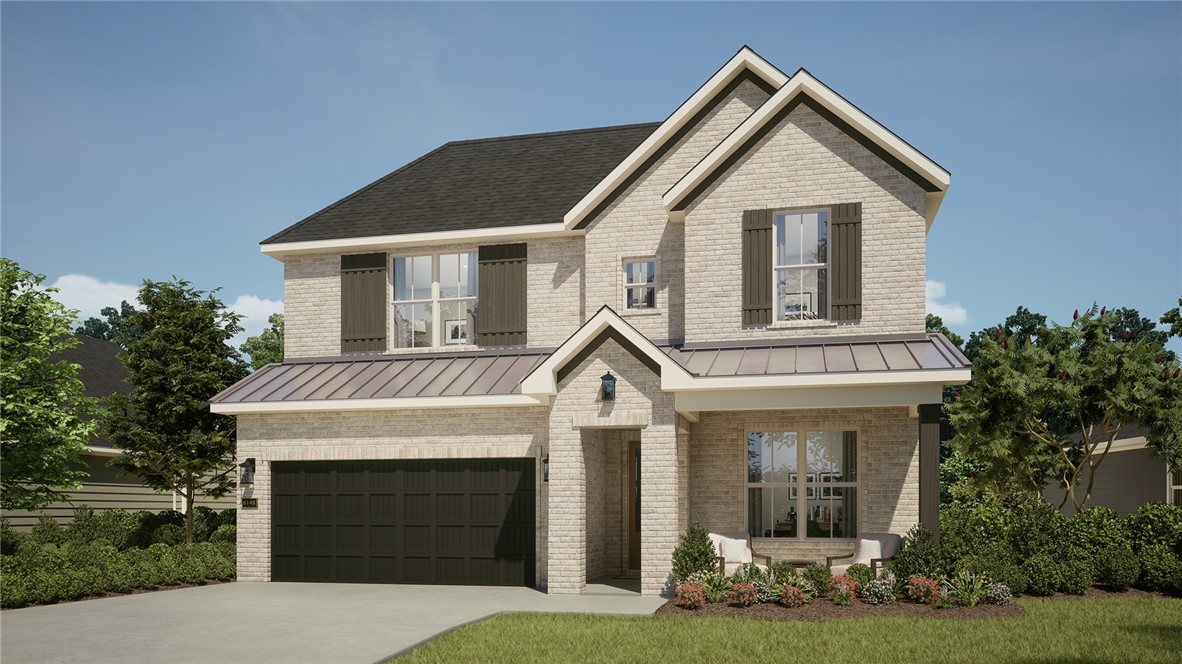 Spacious Lavender "A" Plan with many up-graded features including 3 Car Garage, Up-Grade Brick with Up-grade Light Mortar, Enlarged Patio, Living Room Extension, Extended Primary Closet, Bed 4 W/Bath 3, 4" Wall at Stairs, under Stair Storage, 8' Interior Door (First Floor), Locker Drop Zone, Dual Spice Racks, Mahagony Front Door, 43" Electric Fireplace and Wood burning Outdoor Fireplace, LVT in Primary, Cased Windows first floor, 2" Faux wood Blinds, Crown Molding, Single Oven W/ Cooktop, Kitchen Cabinets to Ceiling.