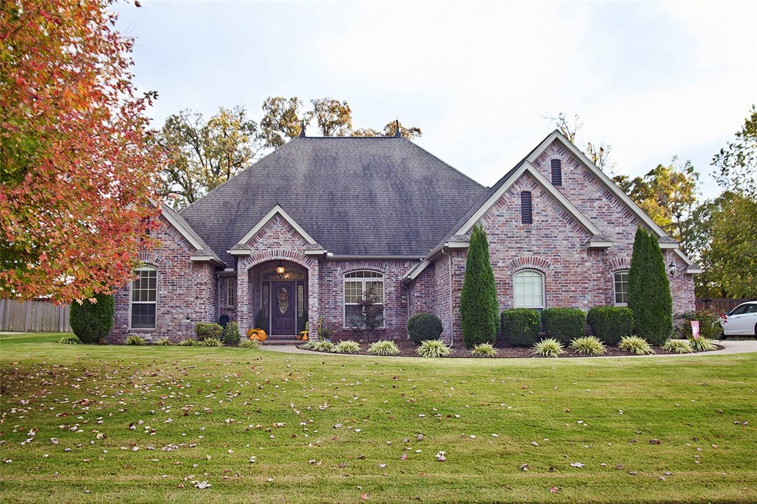 Heartbroken Homeowners, moving out of state and selling their wonderful home in the Spring Ridge Subdivision. Beautiful, private and fully landscaped cul-de-sac one acre lot sets the tone for this very special home. All 2743sqft on one level. Huge 21x 21 covered patio, including oversized gas grill and a gurgling fountain make entertaining in the fully fenced back yard a joy. The main living area is spacious and open, centered around a large fireplace.