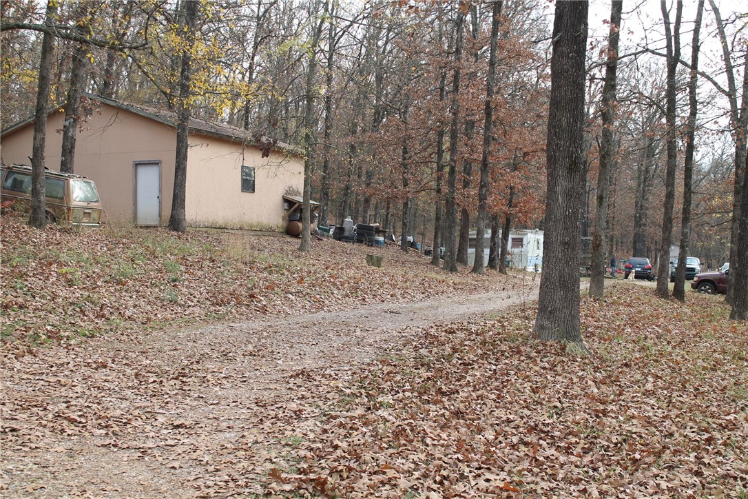 76.86 acres of picturesque woods & pasture land includes mobile home, shop, and barn. Could have a nice view back to the east w/some clearing. Great building sites. Good hay field. Great place for some horses/cattle or a great place to build your home if you are wanting privacy, nature, and wildlife. Private natural gas well on the property for personal use.