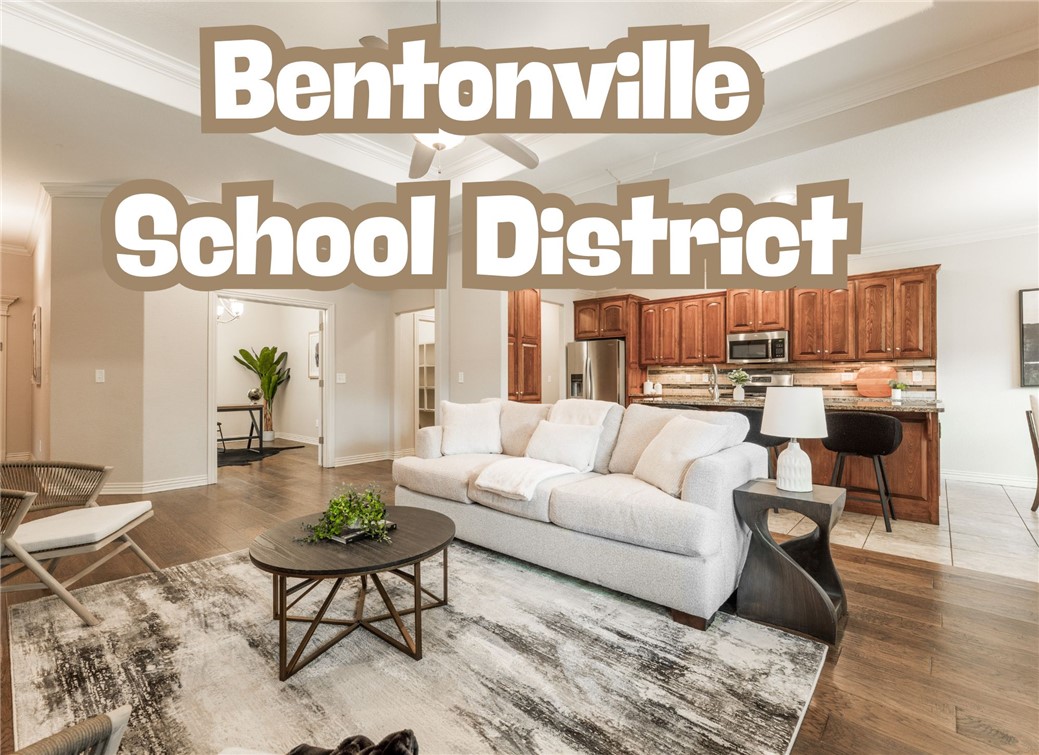 NEW ROOF 2026!! 4-bedroom, 2-bath home, zoned for the top rated Bentonville Schools. With an expansive open-concept floor plan, the heart of the home is a chef-inspired kitchen featuring a massive social island, premium appliances (including a 2021 dishwasher), and an oversized walk-in pantry with storage capacity that truly impresses. The interior shines with brand-new carpet (2026) and a fresh, neutral palette throughout. Major high-ticket updates provide ultimate peace of mind, including fully replaced ductwork (2025) for peak HVAC efficiency and climate control. A versatile bonus room offers the perfect footprint for a dedicated home office, gym, or game/playroom. Whether hosting summer BBQs or enjoying a quiet evening, the covered patio and outdoor fireplace create a serene year-round retreat. Situated in a prime location with professional landscaping and a floored attic for maximum storage, this home is perfect!