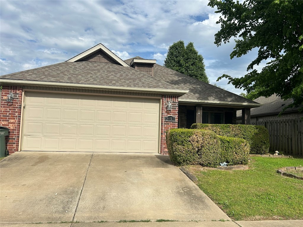 Lovely 3-bedroom, 2-bath single family home conveniently located near shopping, dining, schools, and quick access to I-49. Features include an open living area, brand new luxury plank flooring, abundant natural light, and a centrally located kitchen overlooking the dining area and living room. Granite countertops throughout. The primary suite offers a private bath and walk-in closet. Enjoy the covered back porch and privacy fenced backyard, perfect for relaxing or entertaining. Washer/dryer hookups included.  Outdoor lovers will appreciate the proximity to Fayetteville’s incredible trail system, incl the Razorback Greenway, a 40-mile paved trail connecting Fayetteville to Bentonville and Bella Vista, ideal for biking, walking, and running. Residents can also enjoy nearby scenic destinations such as Mount Sequoyah Woods, Lake Fayetteville Trails, Scull Creek Trail & Kessler Mountain Regional Park. Application fee $25 per adult. Security Deposit $1,950. Cleaning Fee $350. Pets negotiable ($300 deposit/per pet).