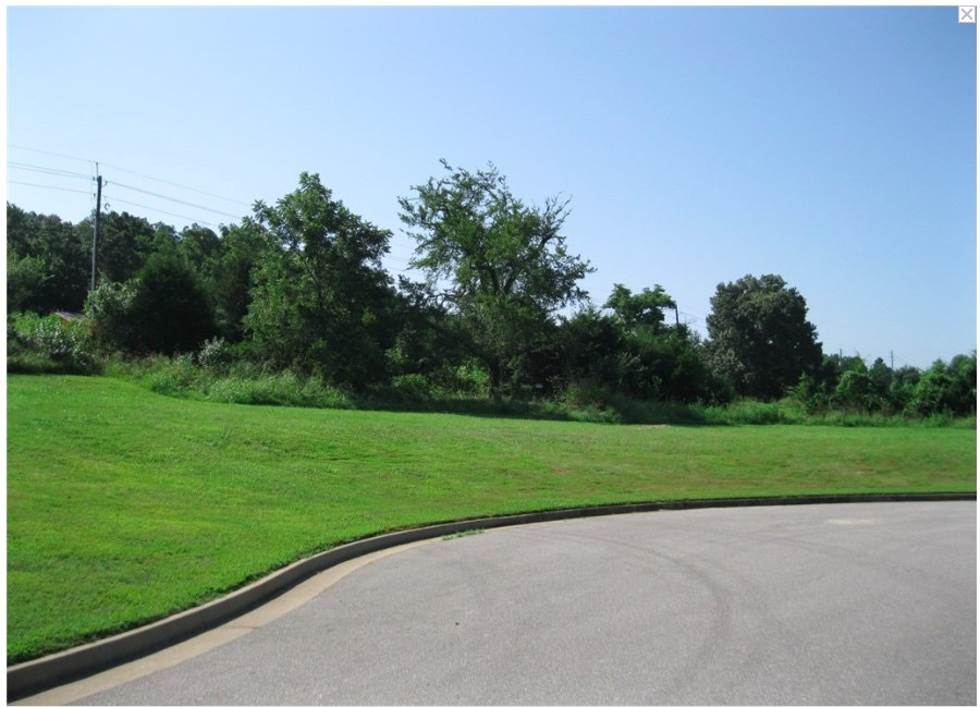 Incredible deal on a large elevated lot in a rural neighborhood showing pride of ownership.  The land has a slope to the North and West, but very close to level in places.  There are trees in the rear part of the lot to provide back yard shade.  This subdivision requires brick exterior and a 1,500 sq. ft. minimum home size.  Other covenants are attached to the listing.
This area has nicely kept homes, generous lots and a feeling of living in the country, yet 15 minutes from downtown Fayetteville.