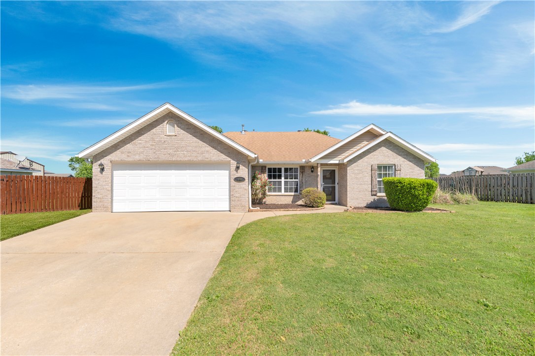Well-maintained 3 bedroom, 2 bathroom home located in an established neighborhood in Pea Ridge. This home features several recent updates including a new roof in 2018, updated flooring and fresh interior paint in 2023, a new water heater in 2023, and updated light fixtures throughout. Spacious layout with great functionality for everyday living. Refrigerator and storage shed to convey with an acceptable offer. Conveniently located about 5 minutes away from Walmart and local restaurants.