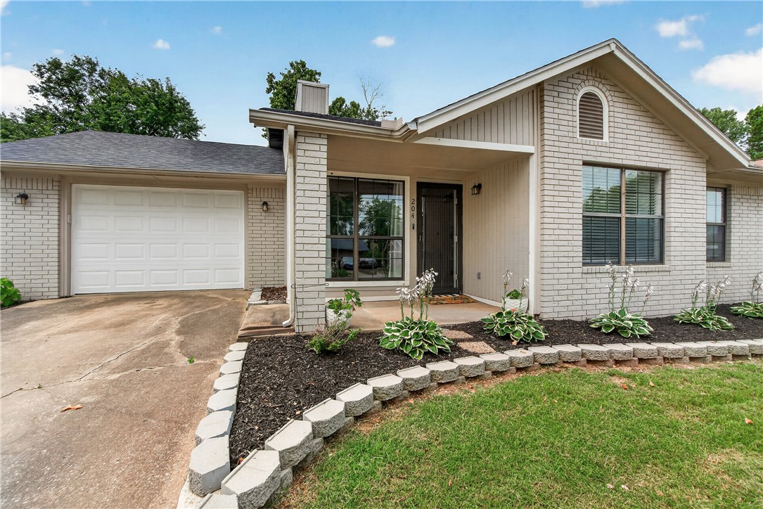 Welcome home to this beautifully maintained 3-bedroom, 2-bath home in the center of Bentonville! Ideally located just around the corner from Bentonville High School and minutes from shopping, dining, parks, and everything the city has to offer. Inside, you’ll find a great layout with vaulted ceilings and a cozy wood-burning fireplace. Major updates provide peace of mind, including a new HVAC (2024), garage door (2024), and roof (2021). The kitchen cabinets were freshly painted in 2024, the chimney was professionally cleaned in 2024, and the landscaping was refreshed in 2025 for great curb appeal. Need extra space? The detached (10x12) storage shed is equipped with electricity, making it perfect for a workshop, hobby space, or additional storage. A move-in-ready home in an unbeatable location!