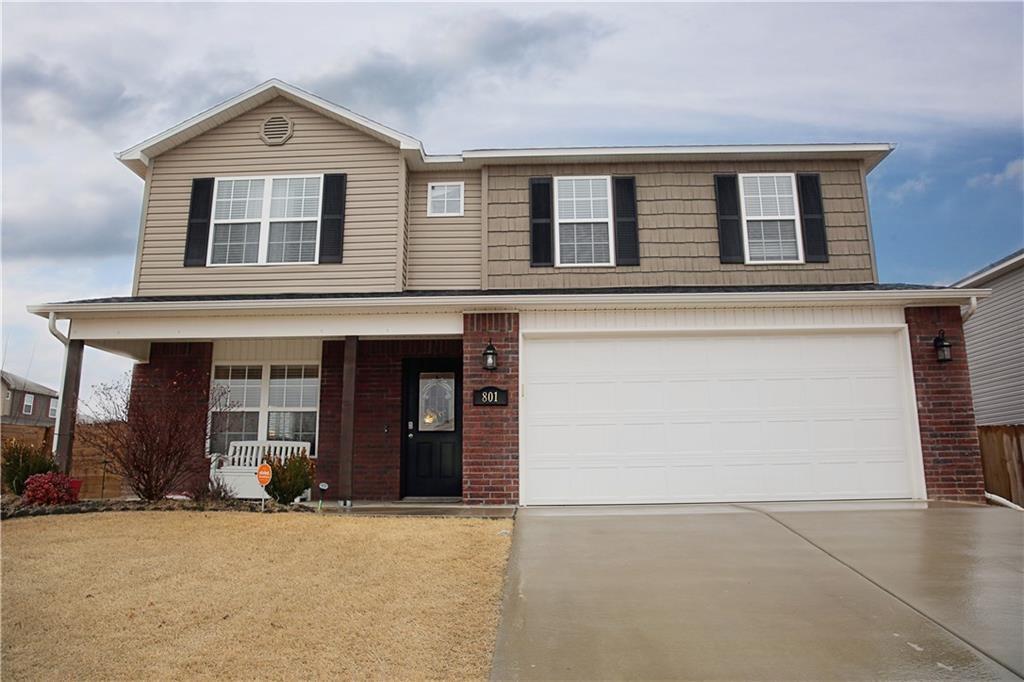 Spacious home on a desirable corner lot in a convenient Bentonville location. This well-designed floor plan features an eat-in kitchen, formal dining room, formal living room, an oversized pantry, and a large upstairs bonus/living area—perfect for a second family room, media space, or home office. Enjoy the huge, tree-lined backyard offering plenty of room for entertaining, play, or relaxing outdoors. Two-car garage and easy access to schools, shopping, dining, and I-49.