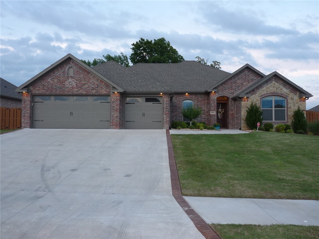 This awesome house was built in 2015 by Cornerstone Construction, one of the finest builders in NW Arkansas. Then the owner made it better by adding to the landscape. So many unique features (an amazing walk-in pantry; mood lighting in LR, Kitchen, dining & master suite; custom cabinets; beautiful landscaping in front & back). Frig, washer, dryer, TV's w/electronics, drapes and more to convey. Very nice furniture & other personal property negotiable. Refer to attachment for a list of amenities & features.