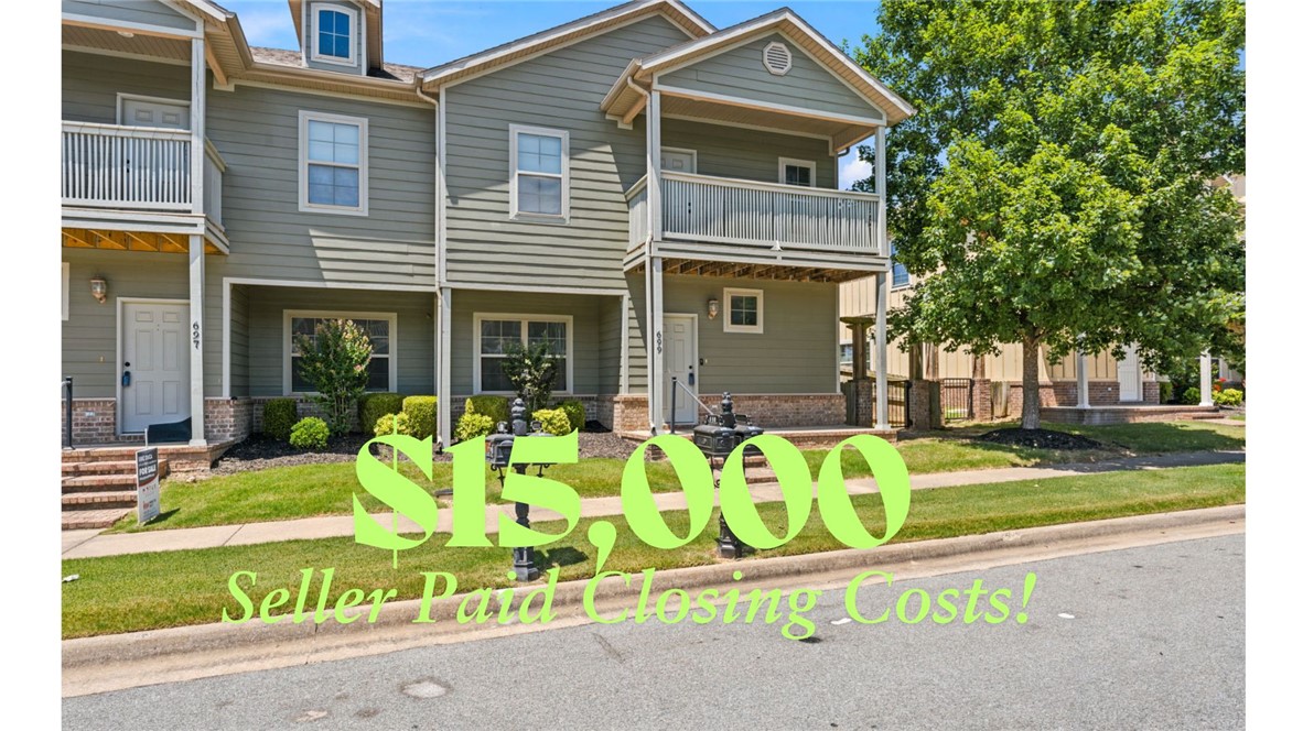 Newly remodeled 4BR/3BA townhome on the U of A bus route — perfect for first-time buyers, parents, or investors. Sellers Offering $15,000 for Closing Costs & Preferred Lender a 1% ADDITIONAL Credit. Turn-key opportunity that removes the stress of repairs or post-close hassle. Under 4 miles to campus, minutes to shopping, dining, and Fayetteville parks. Walk in with instant equity and house-hack potential. New epoxy floors in the garage. Appliances includes! Whether you are a first-time buyer looking for a great long-term investment, U of A parents looking for housing for your kiddo and their classmates, or a savvy investor primed for the right opportunity... you NEED to come check Rupple's 'The Row!'