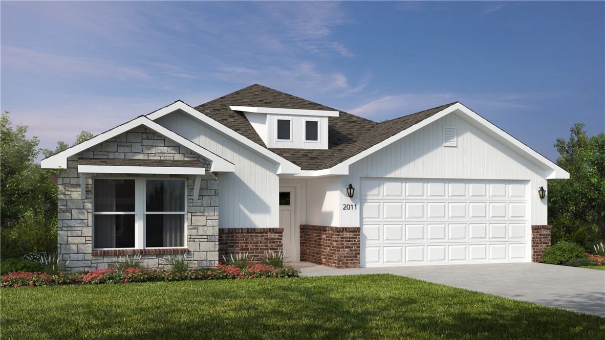 This 1950 square foot 4 bedroom, 2 bathroom home
features a spacious and open floor plan. The main living
area includes a large living room that flows seamlessly
into a modern kitchen and dining area, creating the
perfect space for entertaining guests. The home includes
four bedrooms and two full bathrooms. With its
thoughtful design and practical amenities, this home is
perfect for those seeking a comfortable and functional
living space. Taxes subject to change based on new construction.