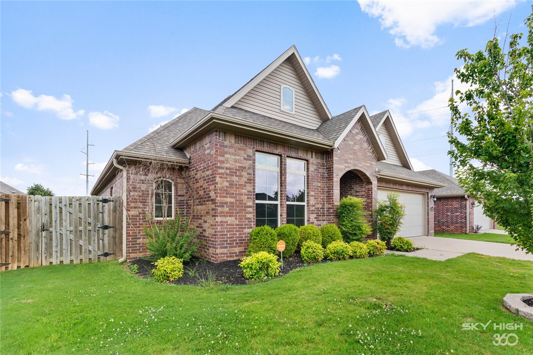 Welcome home! This beautiful home is close to everything Bentonville has to offer and only a few minutes to Downtown and Walmart headquarters. This beautiful home has everything you could ask for in a modern environment. Along with cutting-edge security, This spacious home is equipped with smart lights, garage, thermostat, and doorbell. When you walk into the foyer you will feel at home with arched hallways and high ceilings, walk-in closets, and the natural sunlight from all magnificent windows. The main living area is great for entertaining with the open floor plan, granite countertops, and beautiful fireplace. Relax in the jacuzzi tub in the master bathroom. The backyard is a perfect place for entertaining or relaxing!