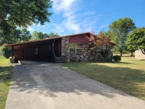 Conveniently located 3 BR 2 BA home with fireplace and newer windows. Metal roof, fenced in back yard with nice new shed and large covered back porch. Very comfortable home.