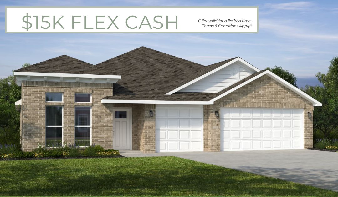 This floor plan is a 3 bedroom, 2 bathroom 1750 square
feet home featuring 10-foot ceilings in the entryway,
kitchen, and living area, plus dual vanities in the primary
bathroom. The 1750 3-Car Series delivers the luxury of a
larger floor plan with an included 3 car garage.