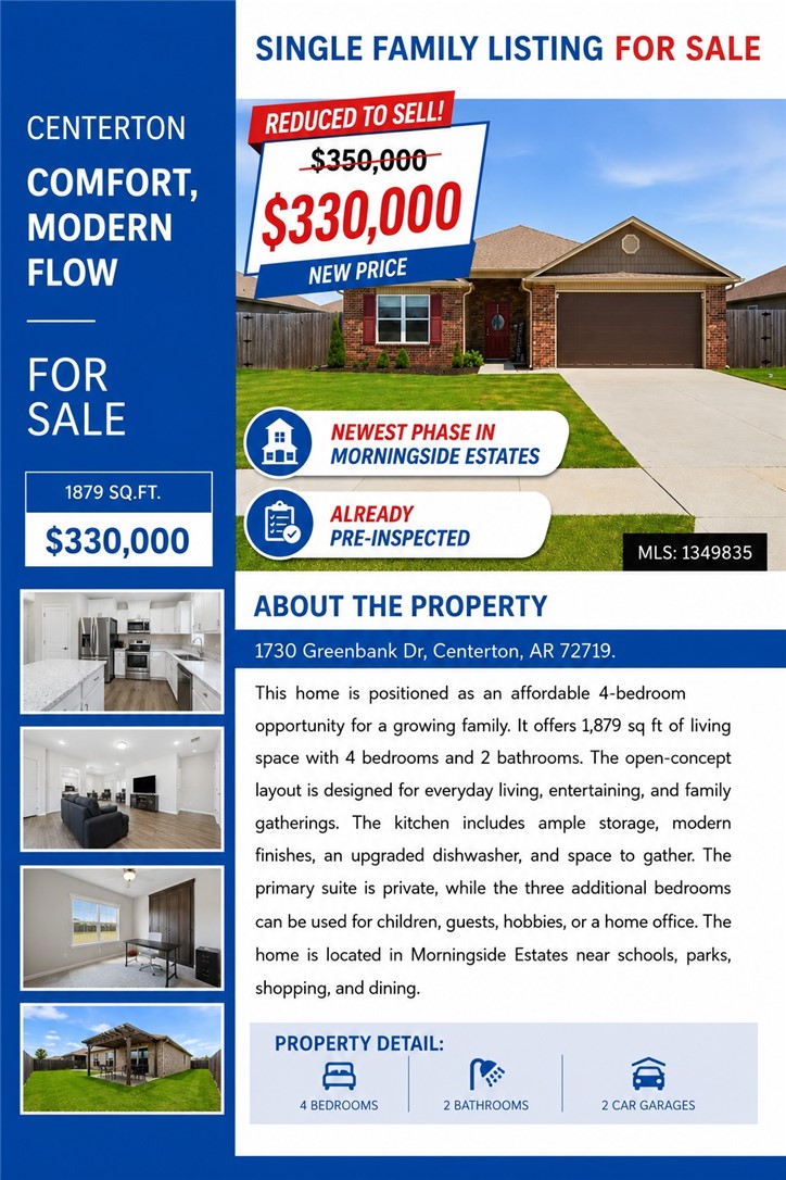 Morningside Estates Ph 4 Centerton - Residential