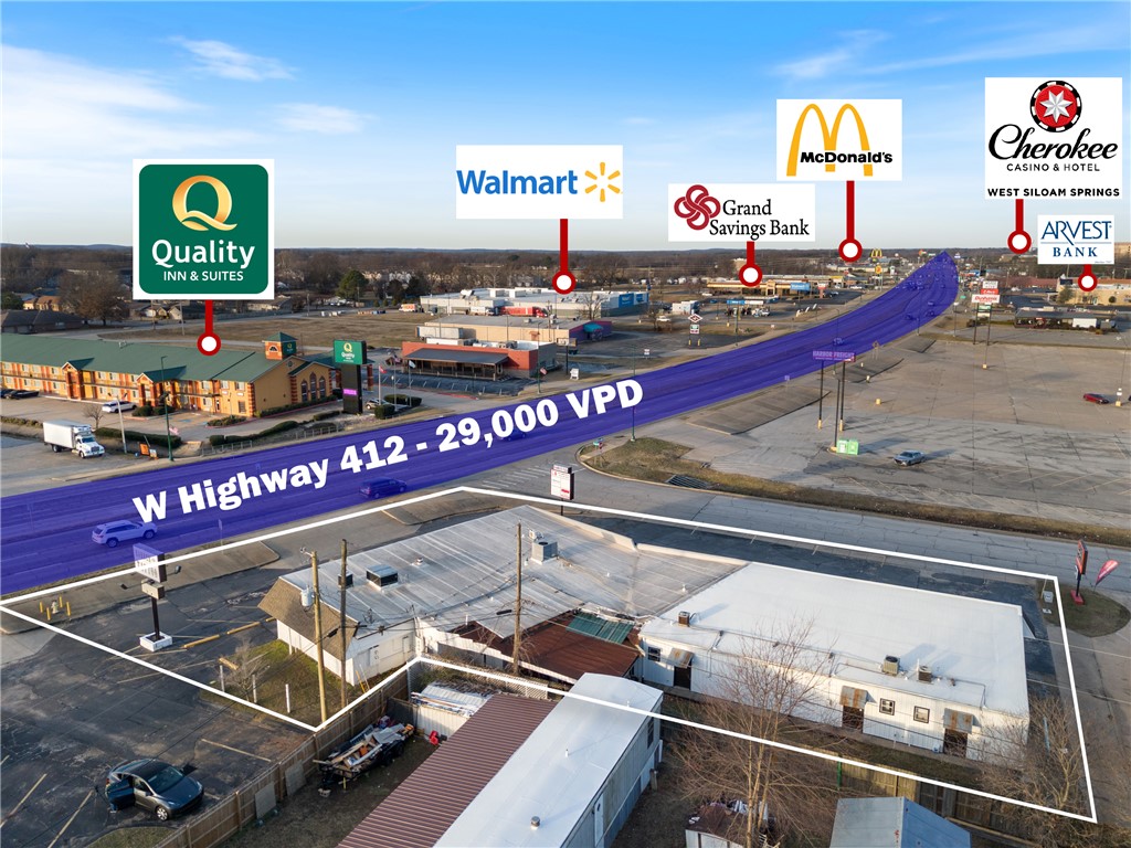 Chandler Plaza presents an excellent investment opportunity to acquire a commercial investment property at $157 PSF, well below today's estimated replacement cost of $200+ PSF. Located on a highly visible hard corner at the intersection of US-412 (29,000 VPD) and Dogwood St (1,700 VPD), the property benefits from exceptional exposure. This well-maintained commercial office and retail center consists of six suites, with two currently leased, providing immediate income while offering additional leasing or owner-occupancy potential. Situated on approx. 0.52 acres, the property offers office and retail suites ranging from +/- 740 to 1,850 SF, appealing to a wide range of professional and retail users. Less than one mile from Walmart Neighborhood Market and surrounded by national retailers including Harbor Freight, Dunham's Sports, KFC, Sonic Drive-In, and O'Reilly Auto Parts, this property is well positioned for long term investment success.