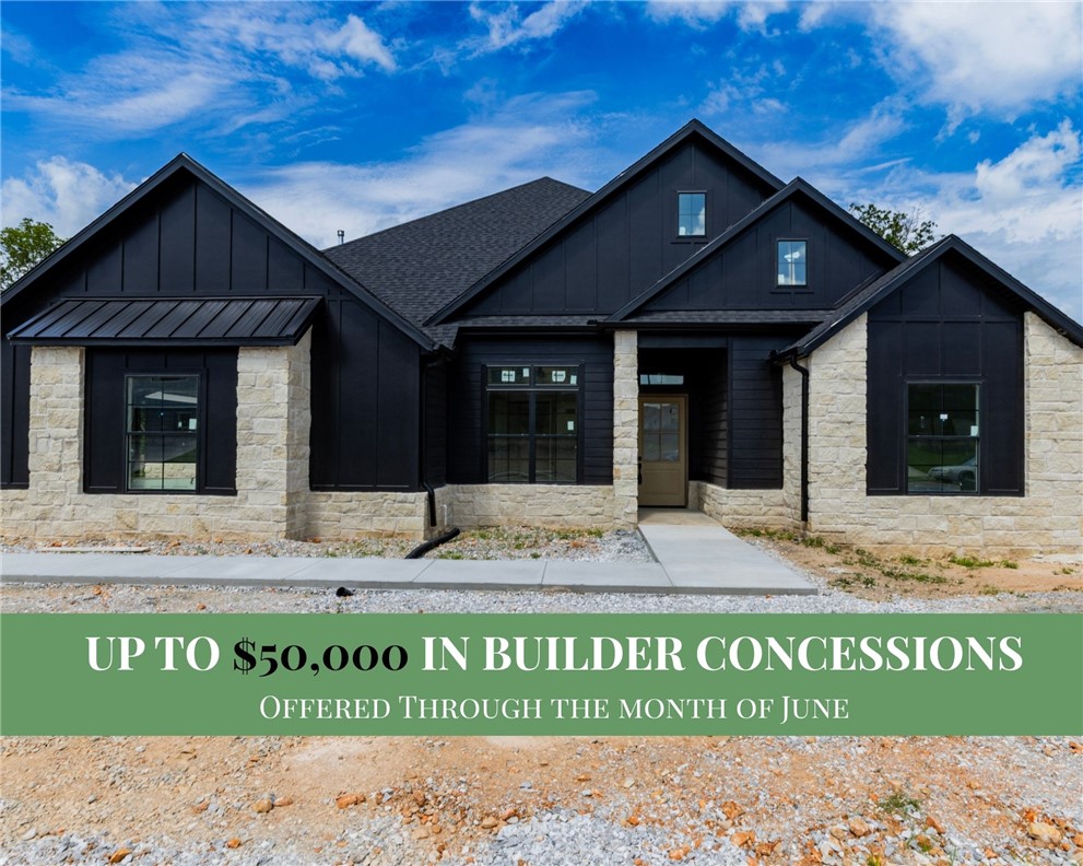 Discover this stunning new construction home in the desirable Big Sky Subdivision, completed July 9! Offering 3,565 square feet of thoughtfully designed living space, this 5-bedroom, 4-bathroom home combines comfort, style, and functionality.
All bedrooms are conveniently located on the main level, providing easy everyday living, while the spacious upstairs bonus room with a full bath offers the perfect space for a guest suite, media room, or home office.
Enjoy an open, modern layout ideal for entertaining, along with high-quality finishes throughout. Located just minutes from Bentonville schools and with quick access to I-49, this home delivers both convenience and a prime location.
Don’t miss your opportunity to own a beautifully crafted home in one of the area’s most sought-after neighborhoods!