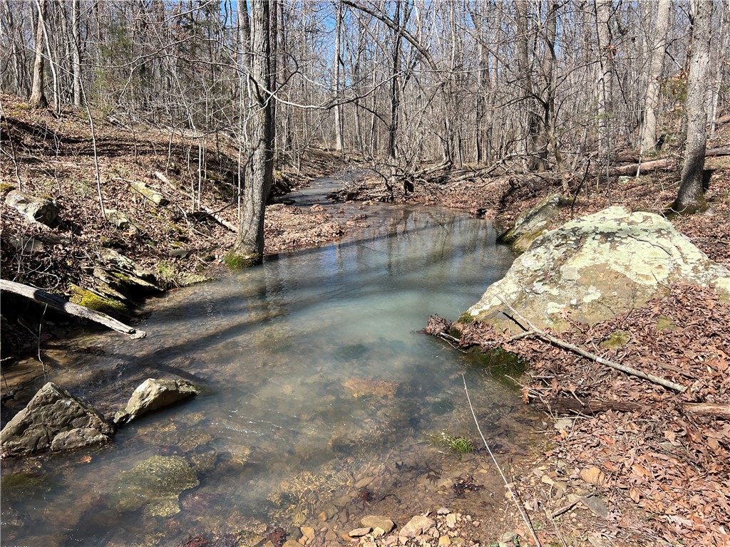 Discover the perfect blend of Ozark wilderness and town convenience. This expansive 80-acre tract offers total privacy and seclusion just a short 10-minute drive from downtown Huntsville. The land features a beautiful mix of mature timber, pond, and a creek that remained flowing even through the driest months of the year. The property includes a 1,280 sq. ft. home that has been partially remodeled. It’s the perfect opportunity for someone looking to put in some "sweat equity" and finish a custom residence or a weekend getaway. With existing trails already on-site and easy access to the amenities of Northwest Arkansas, this is an ideal spot for a private homestead or a recreational escape.