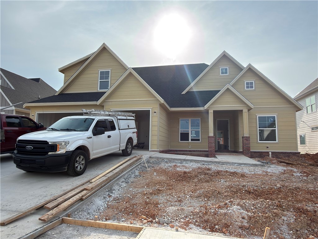 Stunning home in the desired Crescent View Subdivision Phase 2! Great floor plan with primary suite downstairs along with bedroom 2, full bathroom, office, and laundry room. Upstairs has bedrooms 3-4, full bathroom, and bonus room or 5th bedroom. Kitchen is a cooks dream with large island, gas cooktop, built-in microwave and oven. Open concept makes a great place for entertaining. Enjoy grilling and watching the kids play while under the large covered patio. Location can't be beat! Subdivision is across from Janie Darr Elementary. Also sits just down the street from the all new Mount Hebron Park! Kids can even go play in the Crescent View playground!